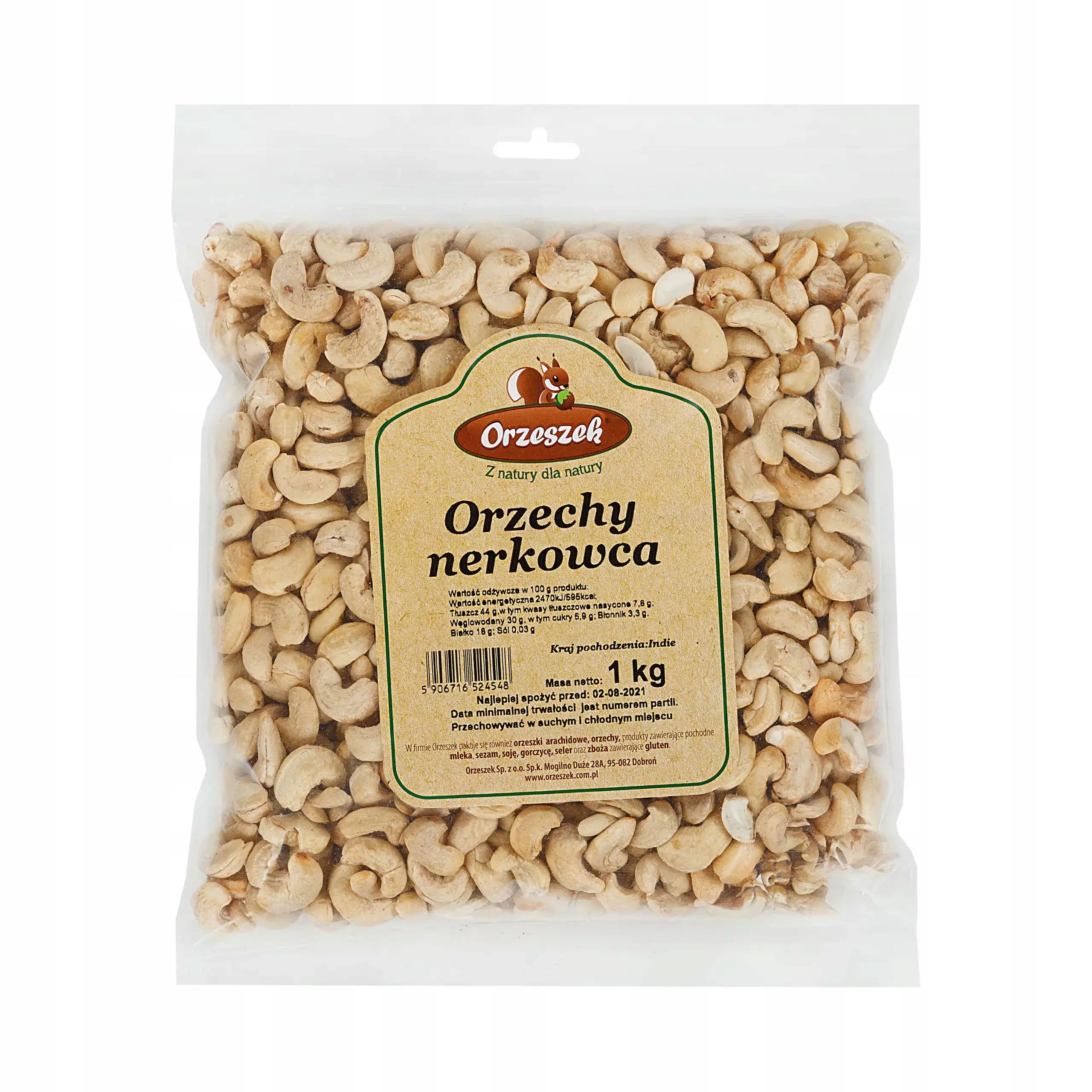 Orzeszek Kešu ořechy 1 kg