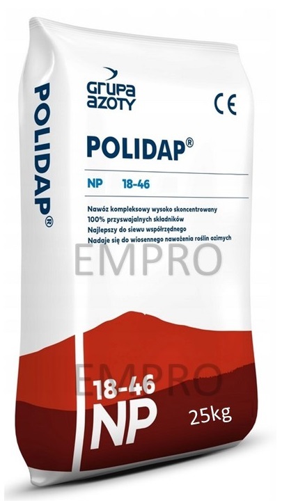 Fosforan Amonu, Polidap Polski nawóz, Fosforan Amonu granulowany 25kg