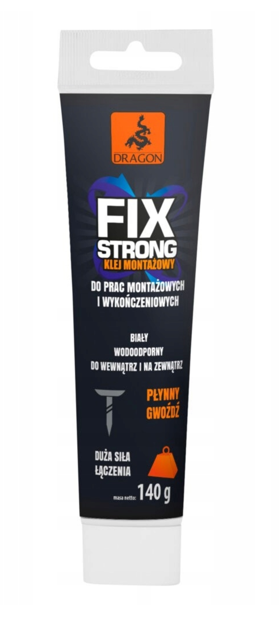 DRAGON Монтажний клей FIX STRONG 140г - Vroda