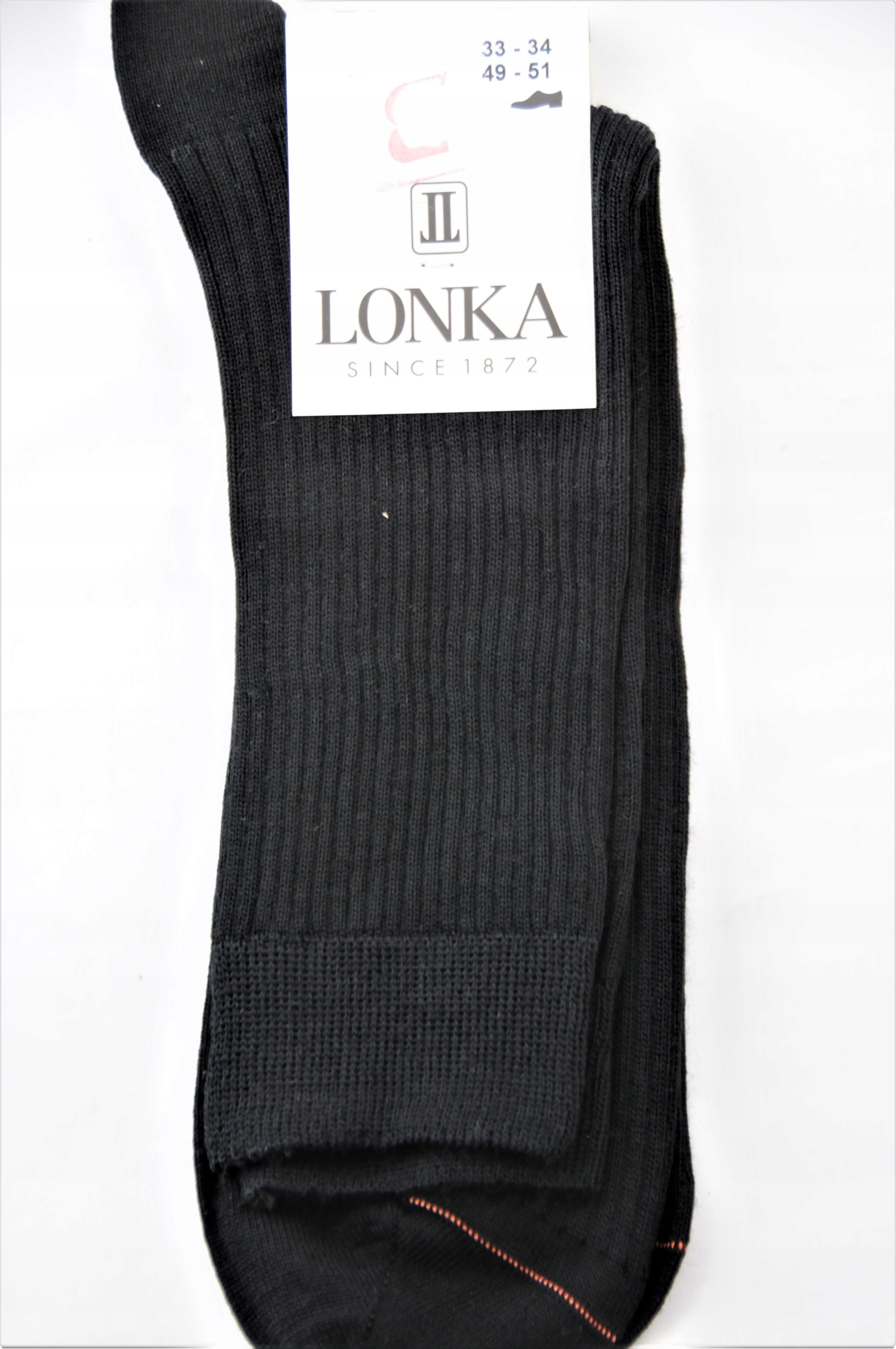 

Skarpety Lonka Cienka Wełna 60% 49-51 Czarny Out