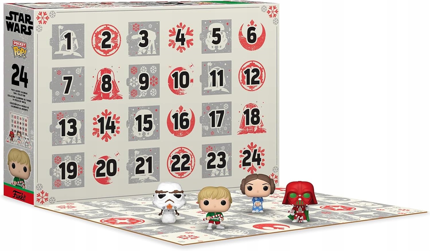 Адвент-календарь Funko Pocket Pop Star Wars Darth Vader, 24 виниловые мини-фигурки — фото 2