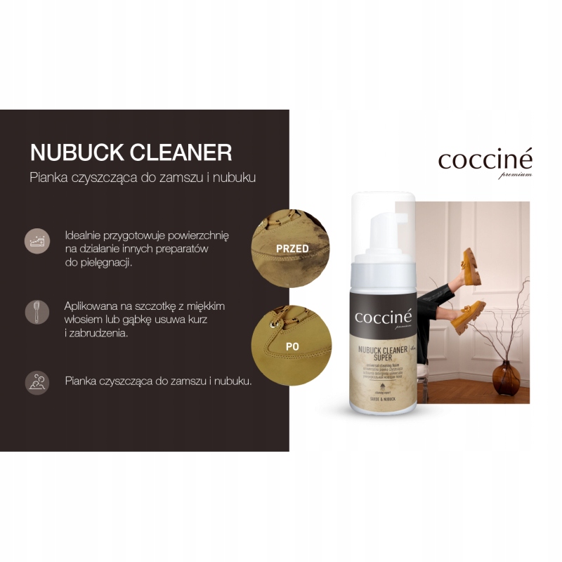 Pianka do czyszczenia butów Coccine 100 ml Marka Coccine