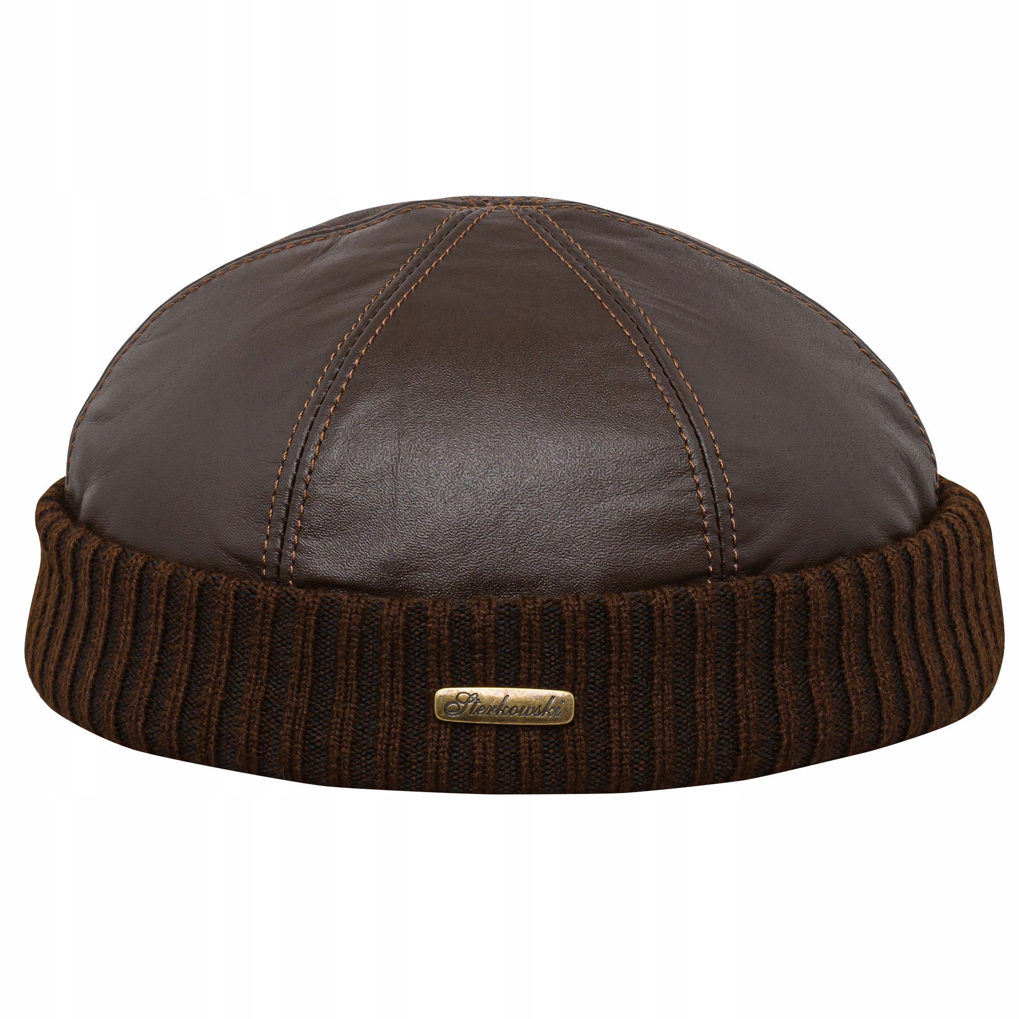 Čepice Dokerka Navy Watch Hnědá Se Stahovací Šňůrkou 55