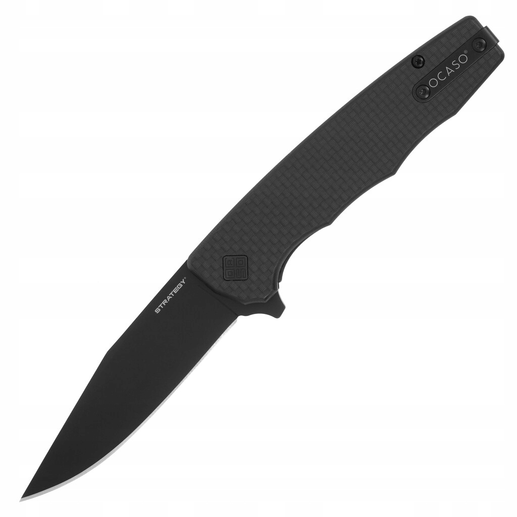 Nůž s klipem Edc Ocaso Strategy G-10/Carbon Fiber černý