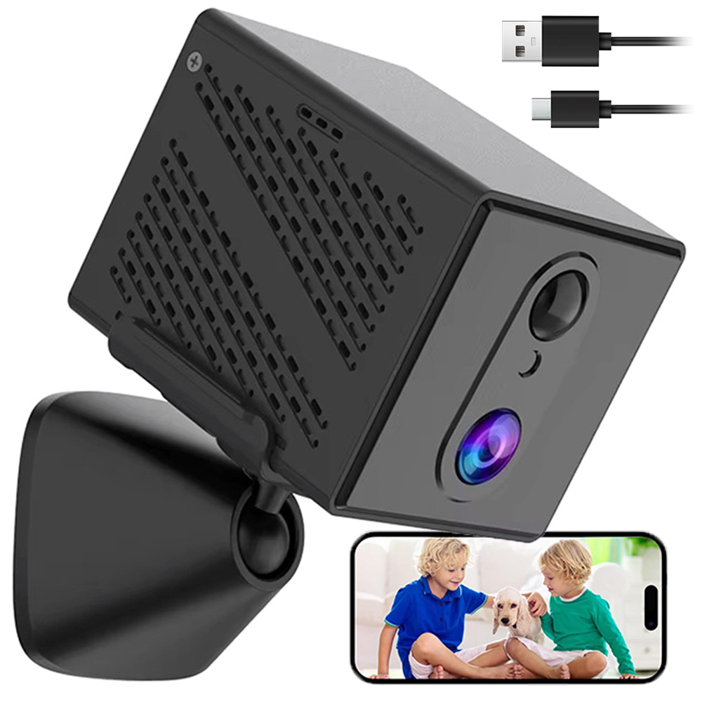 Mini Kamera Přenosná Kamera Monitorování Wifi 1080P Hd Ir Detekce Pohybu