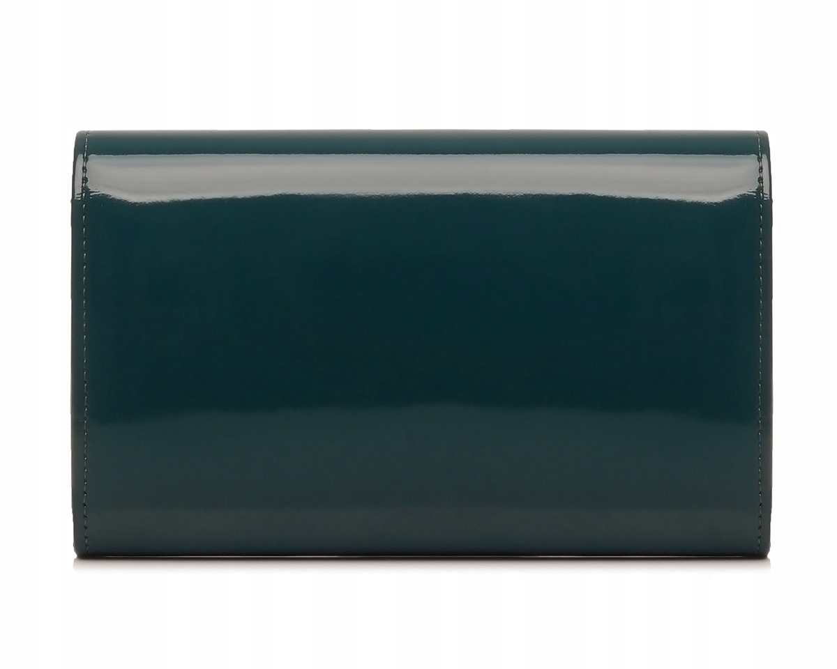 ZIELONA KOPERTÓWKA TOREBKA WIZYTOWA SOLOME S2 NA PASKU LAKIER Marka Solome