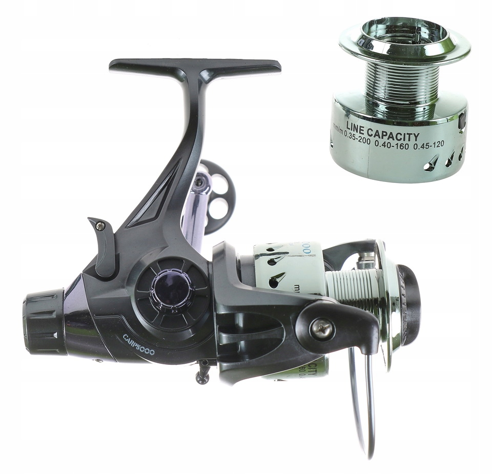 

Kołowrotek Carp 5000 Wolny Bieg 7+1 Bb 2 Szpule
