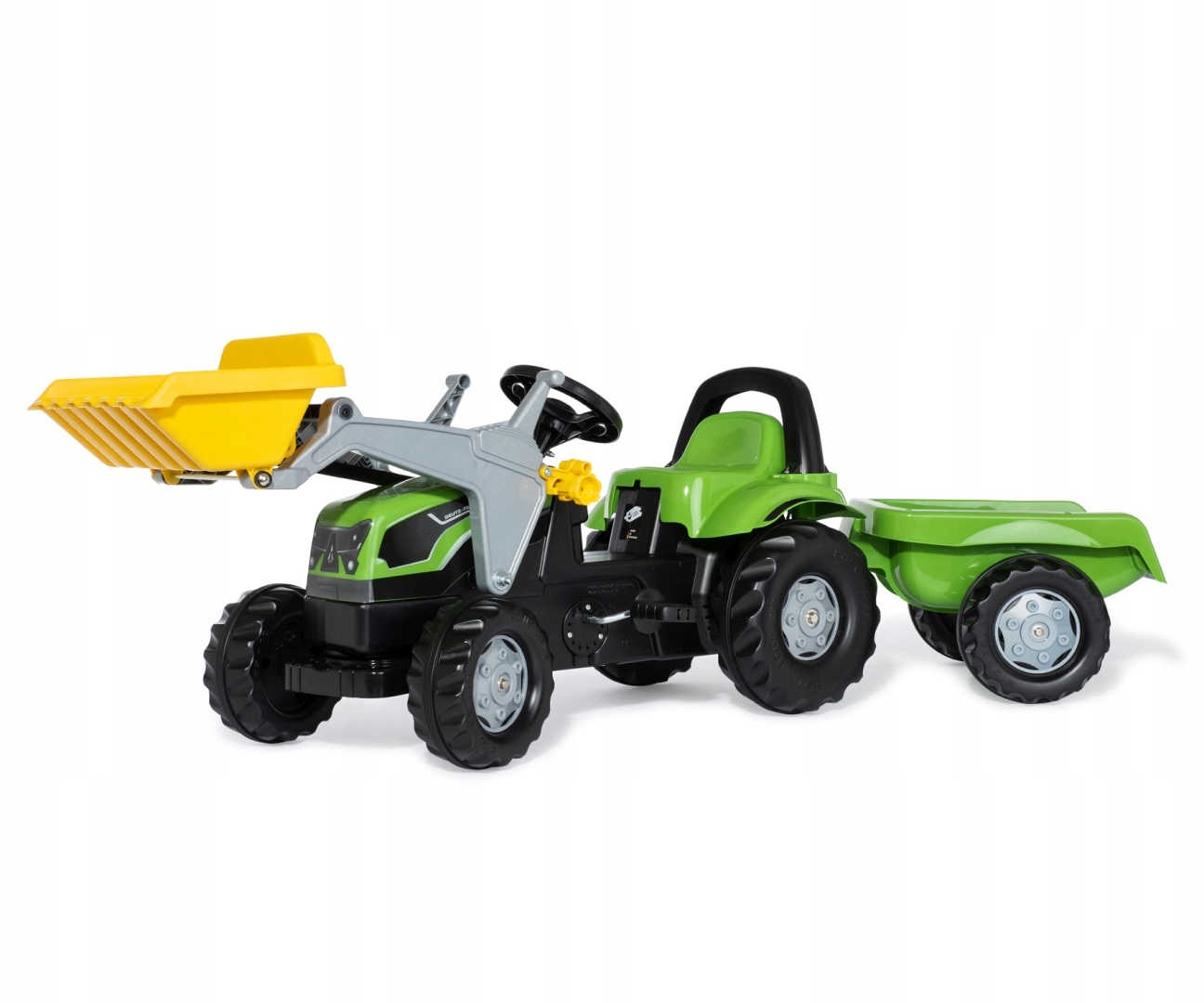Rolly Toys 023196 Traktor Rolly Kid Deutz Fahir 5115G Tb z łyżka i przyczep
