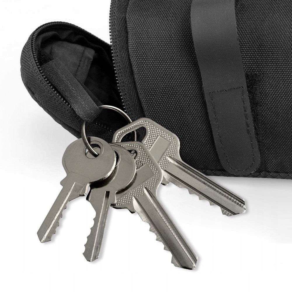 Torba rowerowa pod siodełko 0,6 l Kolor dominujący czarny