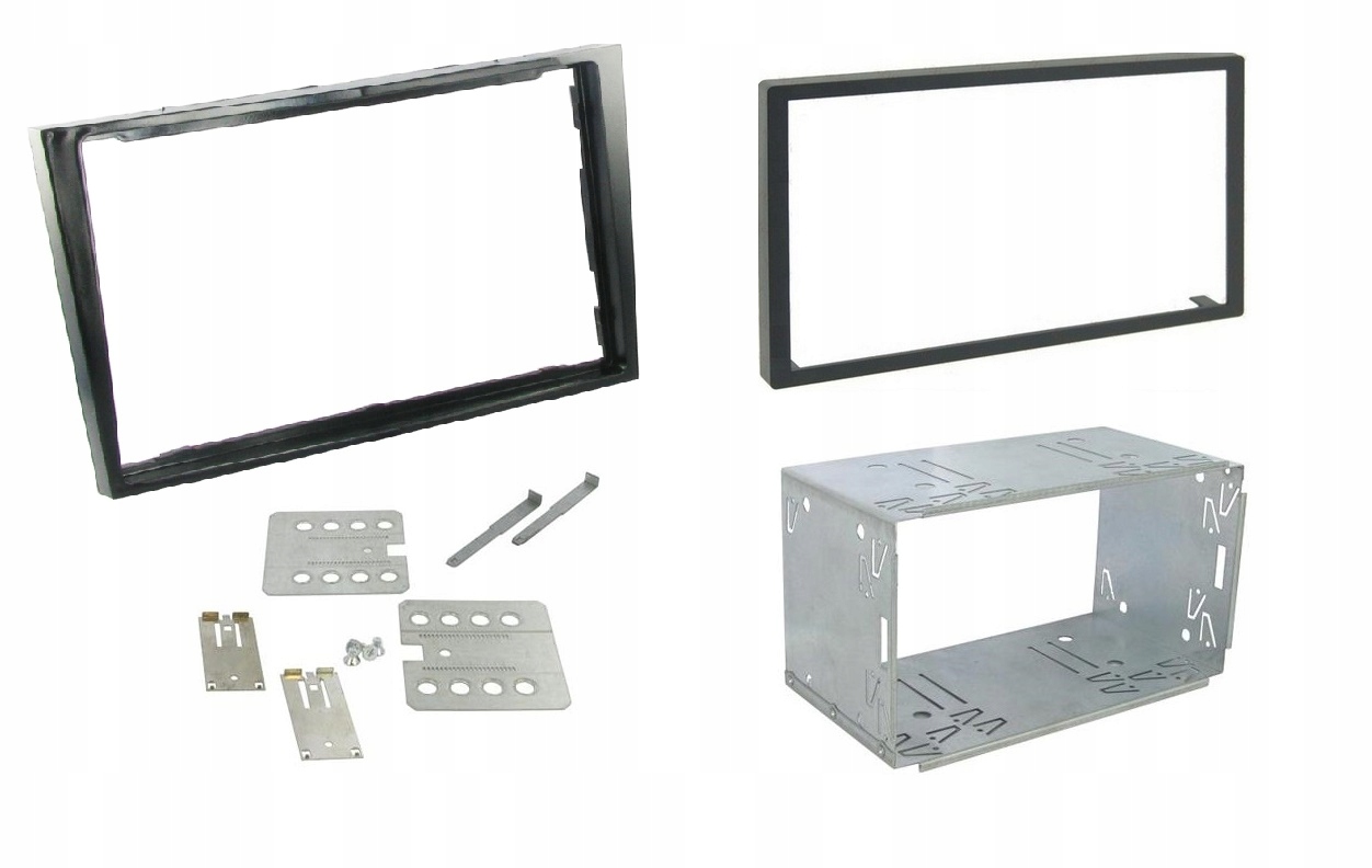 RAMKA RADIOWA OPEL ZAFIRA B 2DIN CZARNA POŁYSK