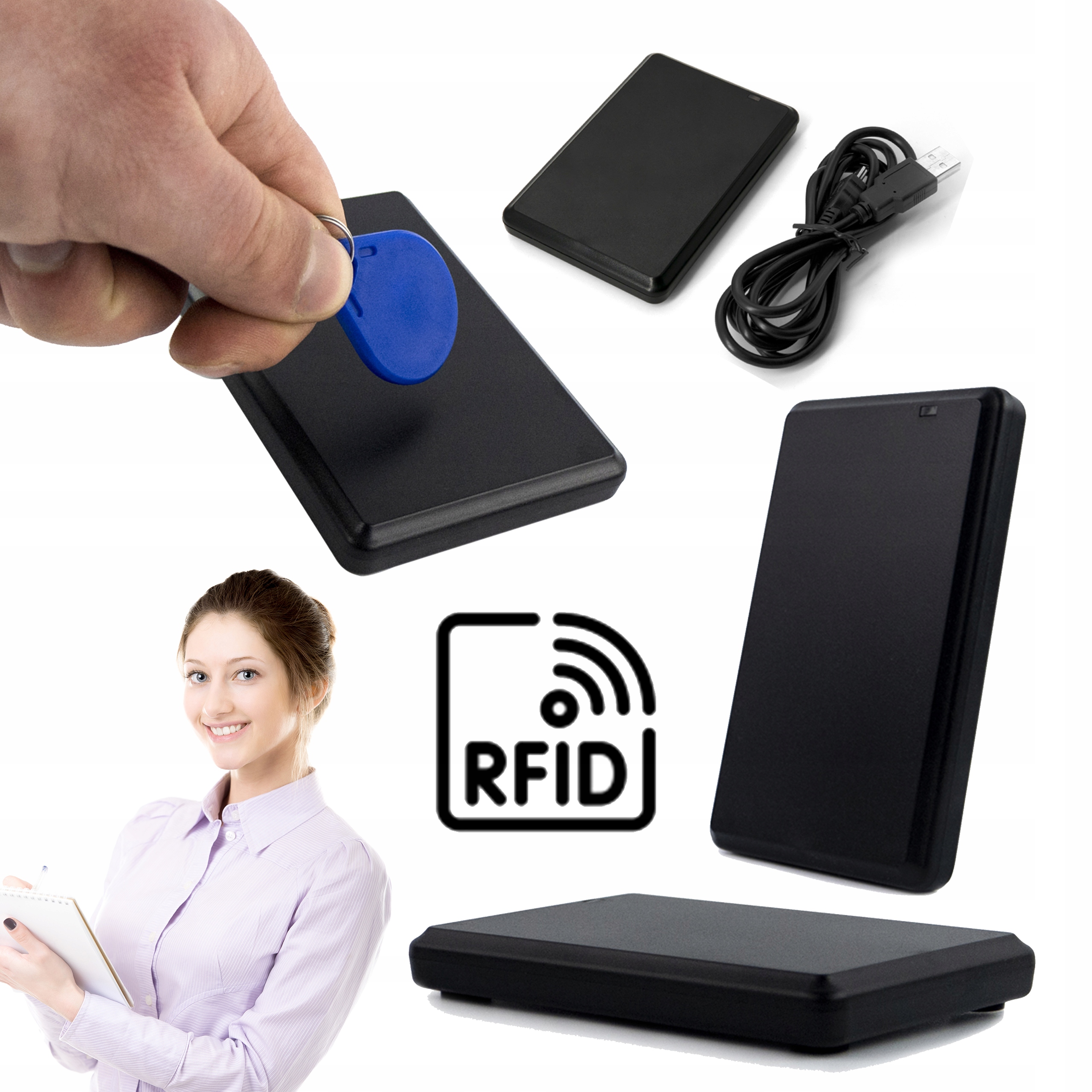 Rfid Tag Skener čtečka Unique 125KHZ Pro Bezkontaktní Karty Klíčenek