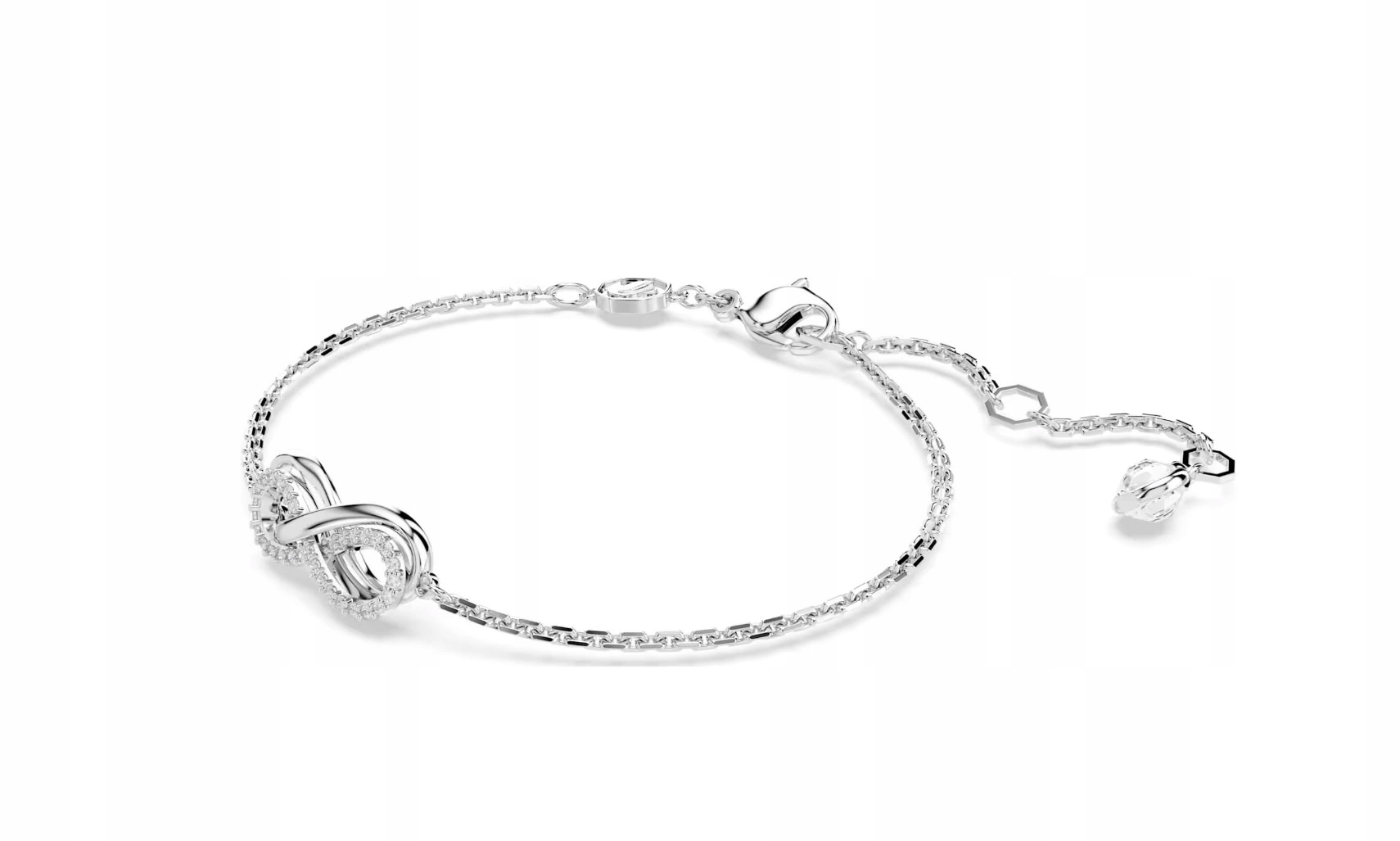 Dámský Náramek Swarovski 5679664 Hyperbola Stříbrný S Krystaly