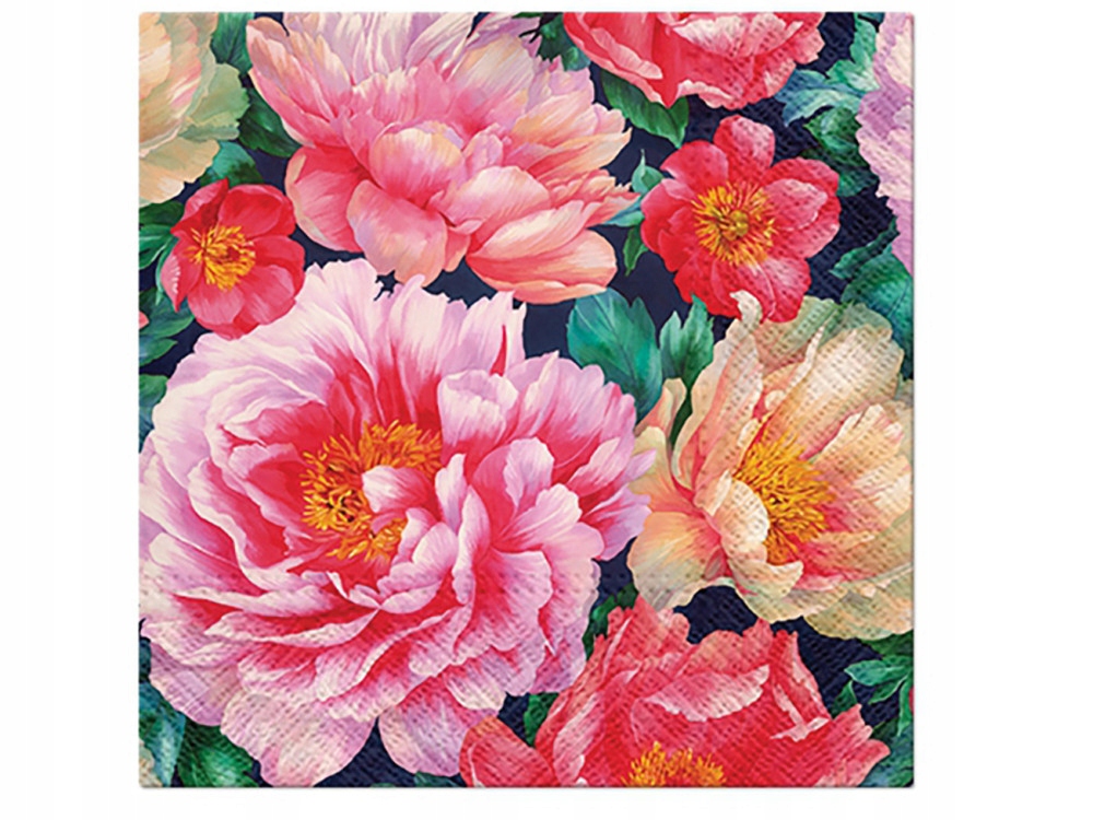 

Serwetki Kwiaty Peonie 20 Szt.