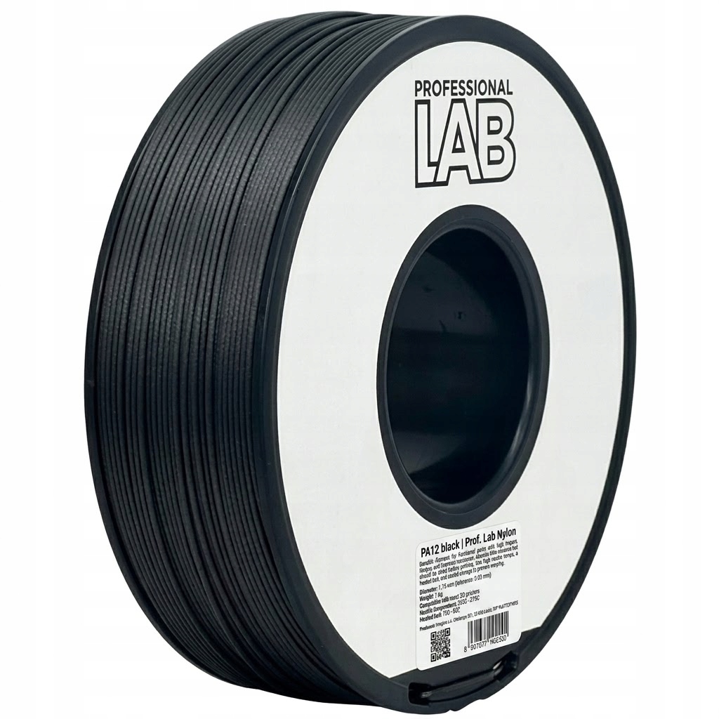 Filament PA12 nylon Imagine 1,75 mm 1 kg 1000 g czarny