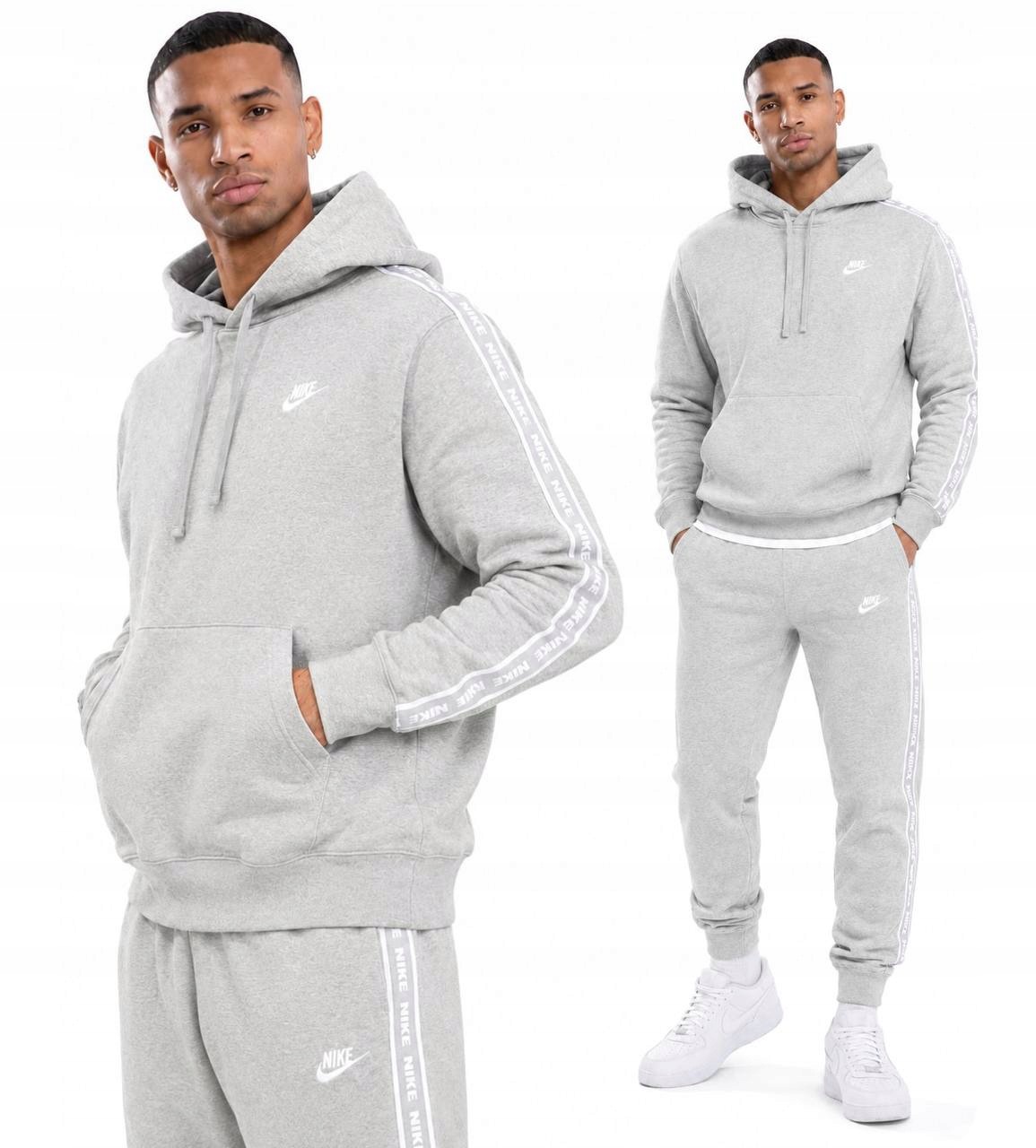 Teplákovka pánský Nike bavlněný sportovní mikina s kapucí jogger kalhoty vel. XL