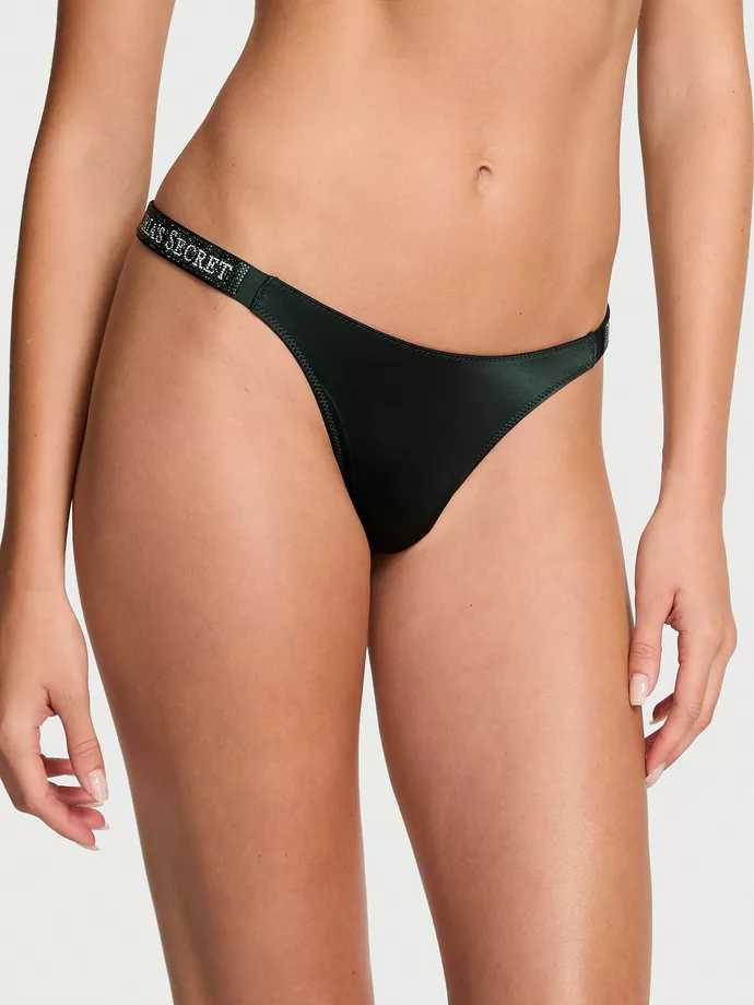 Victoria's Secret dámská tanga Scattered Shine Strap z luxusní kolekce S