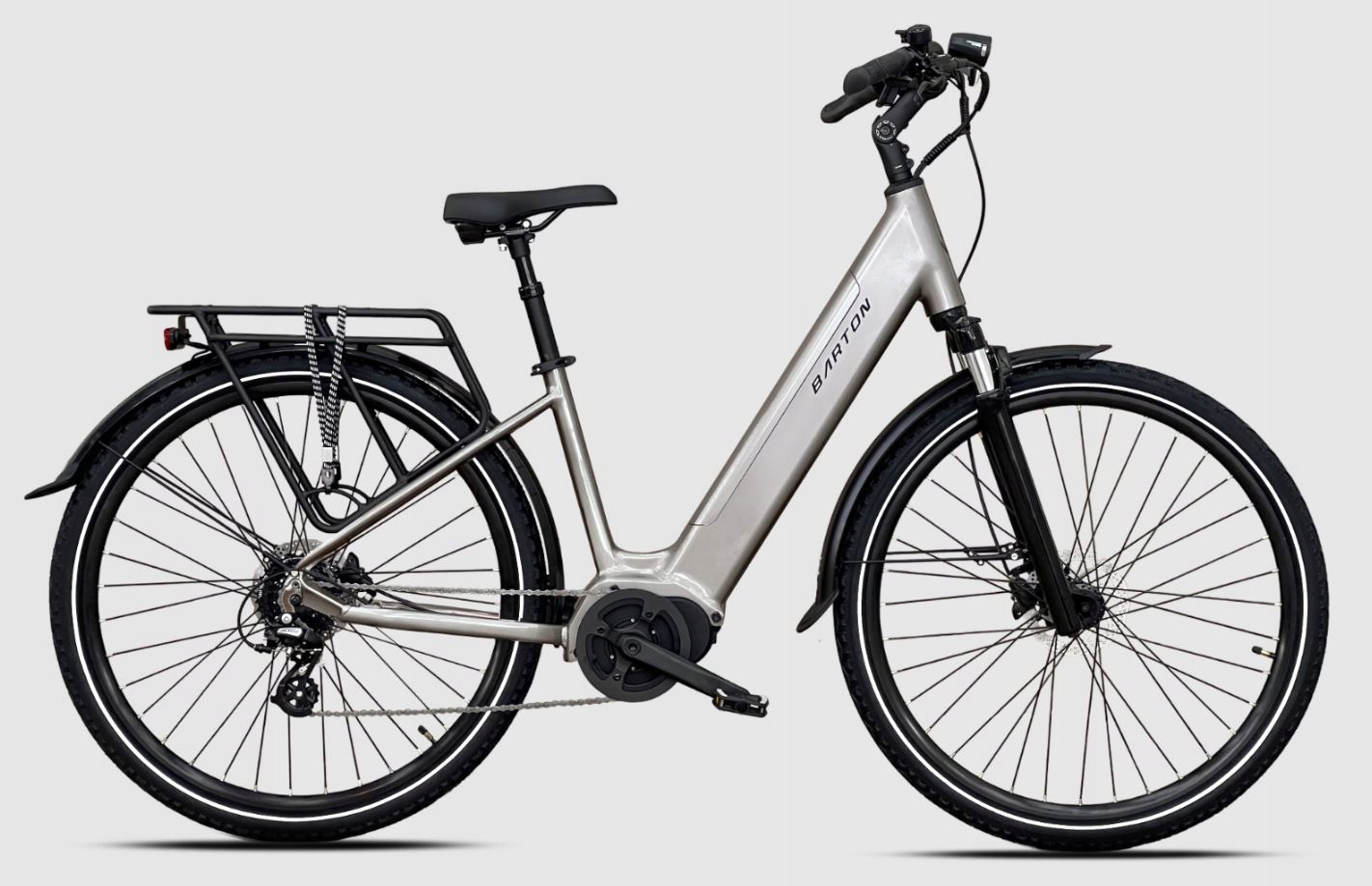 Rower elektryczny (poniżej 250 W) Barton E-smart Flow 28 504Wh 17 Tytan