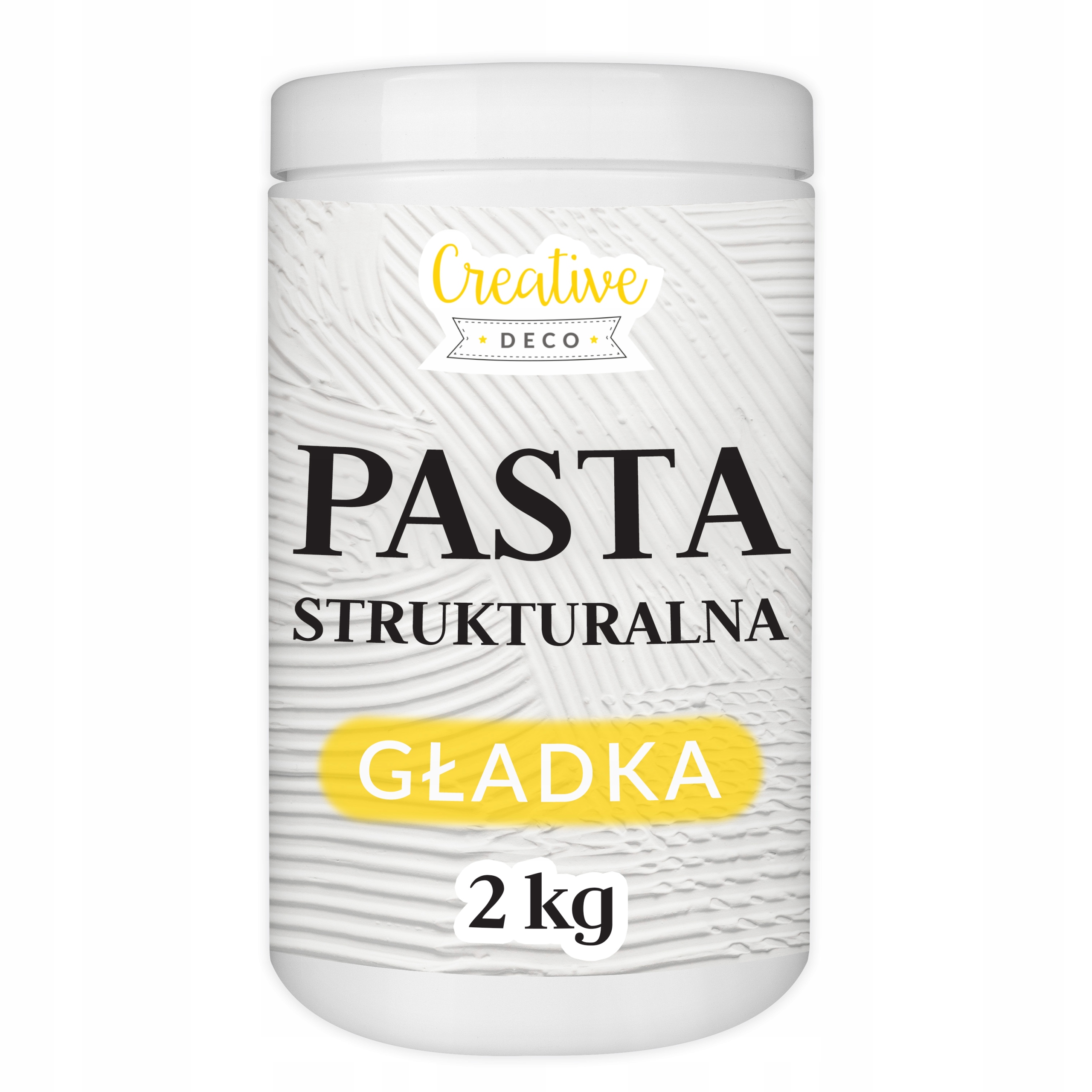 Štrukturálna pasta hladká biela pre tvorbu 3D štruktúr a efektov 2kg