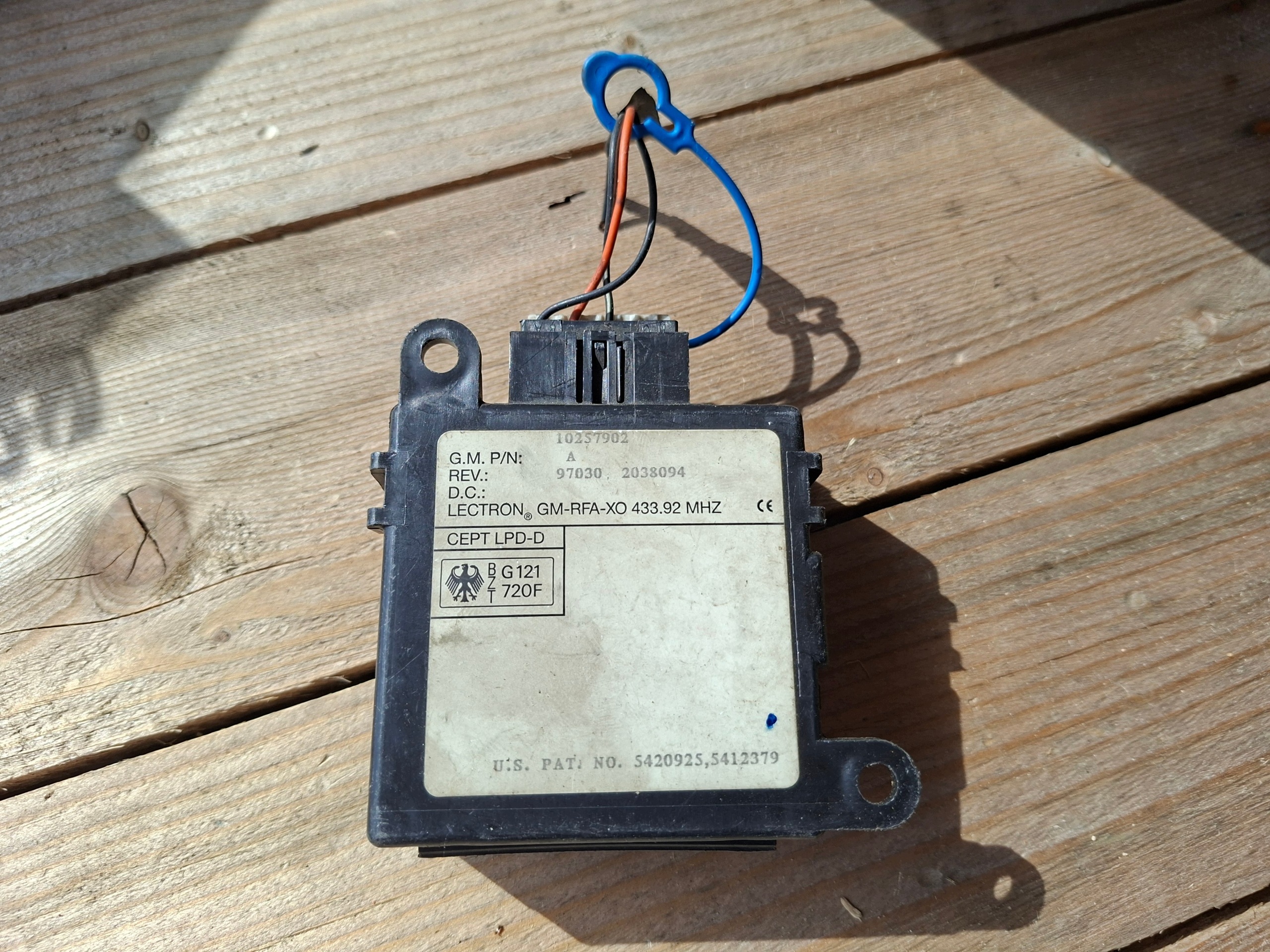 s420925 Module Unité de contrôle OPEL SINTRA 10257902 5412379