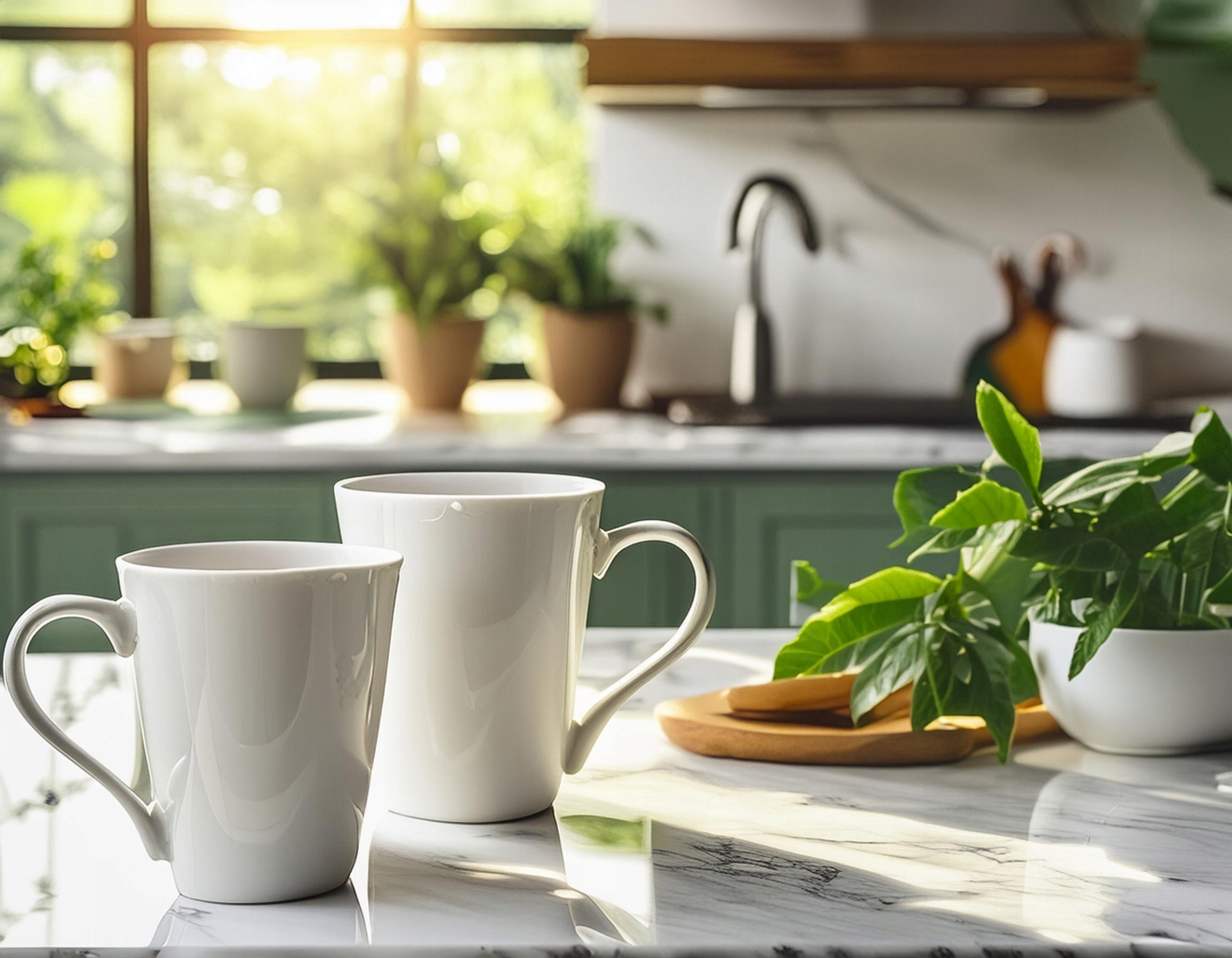 KOMPLET 6 KUBKÓW Z UCHEM 250 ml DO KAWY I HERBATY Pojemność 250 ml