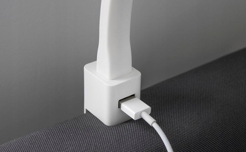 2x lampka nocna regulowana do czytania FLEXI LED Zasilanie sieciowe