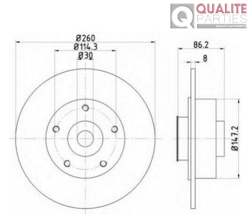 TARCZE HAMULCOWE ŁOŻYSKA ABS KLOCKI TYLNE RENAULT SCENIC 3 III Producent części SRC