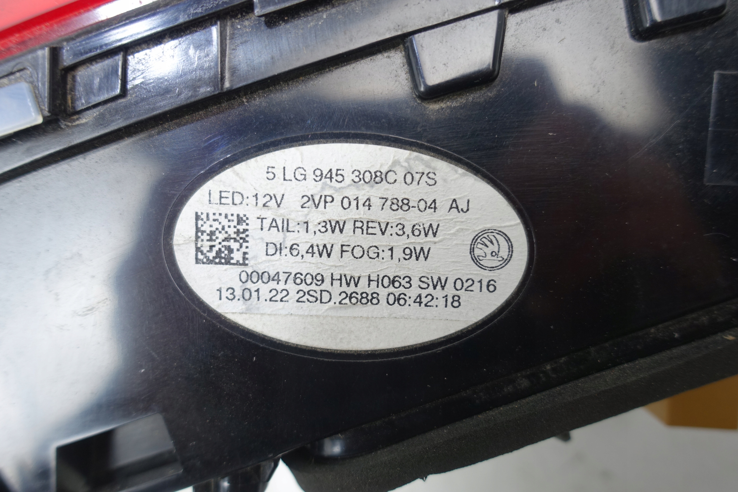 light right rear part right rear SKODA ENYAQ 5LG