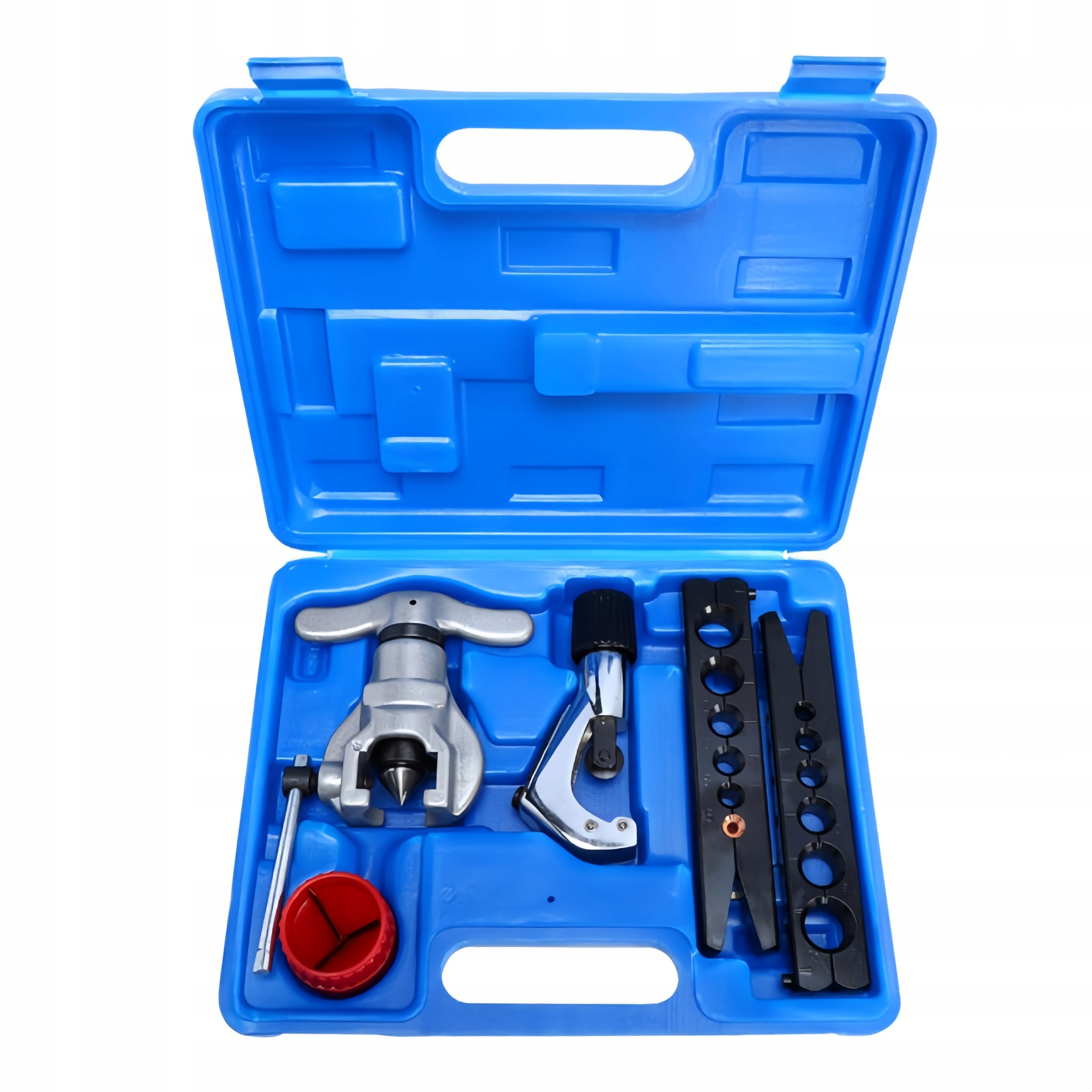 Kalíšek na palcové a metrické trubky s upínacím blokem