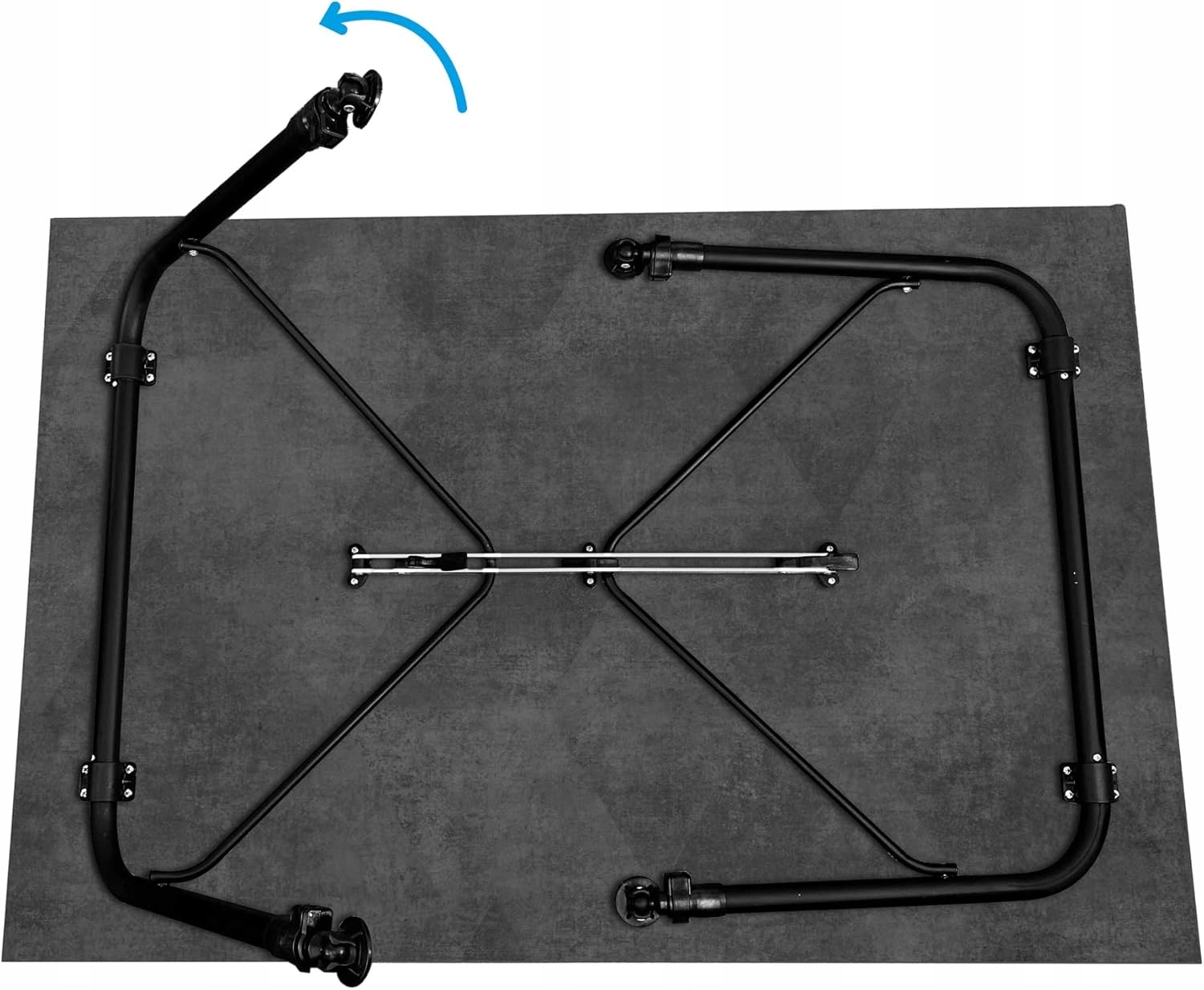 BRUNNER Tabylo Exterio 100, stół kempingowy Kolor dominujący odcienie szarości