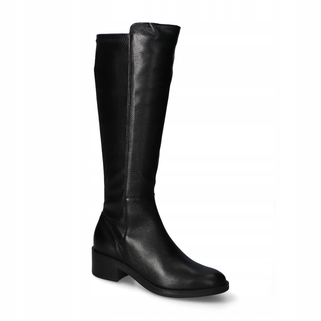 Kozačky Ryłko 3GXU0_M_M_6SE Černé lícové kůže 39