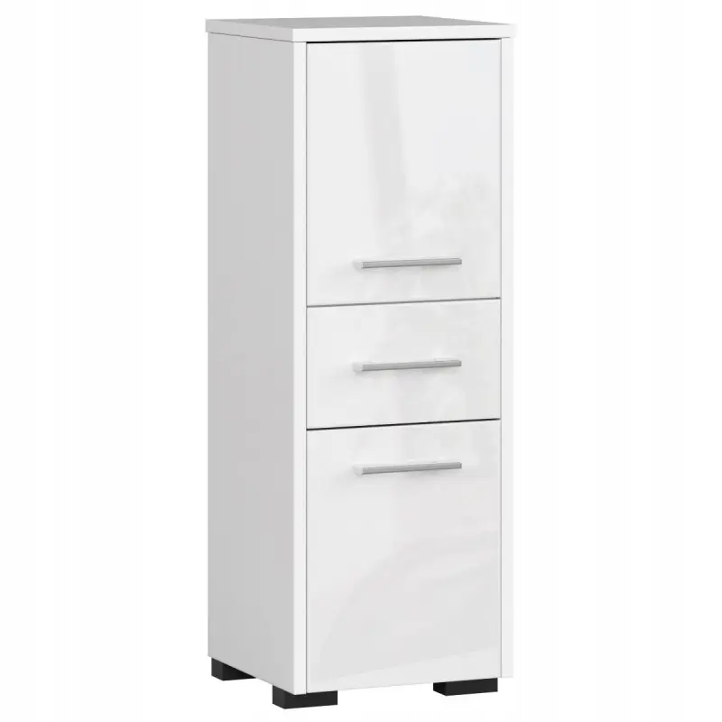 

Szafka Łazienkowa Fin 2D 1SZ 30cm Biały Połysk *pl