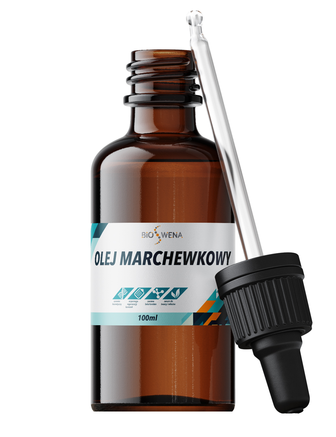 

Olej marchewkowy 100ml z pipetą karoten z marchwi
