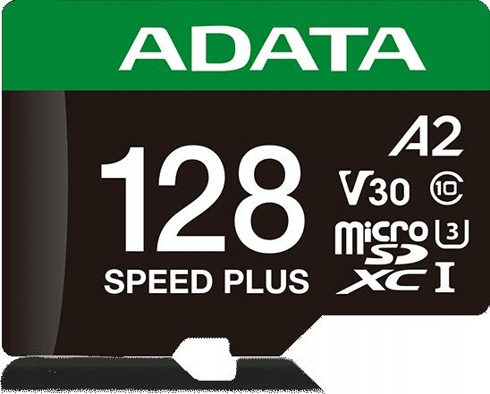 Adata Paměťová karta microSD Speed Plus 128 Gb UHS1 U3 V30 A2 180/160 MB/s