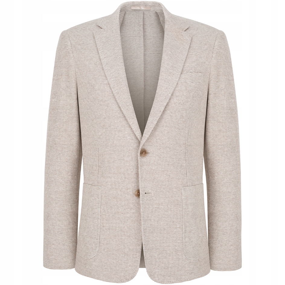 Béžová sako bunda ve vzoru pepitky Pako Lorente vel