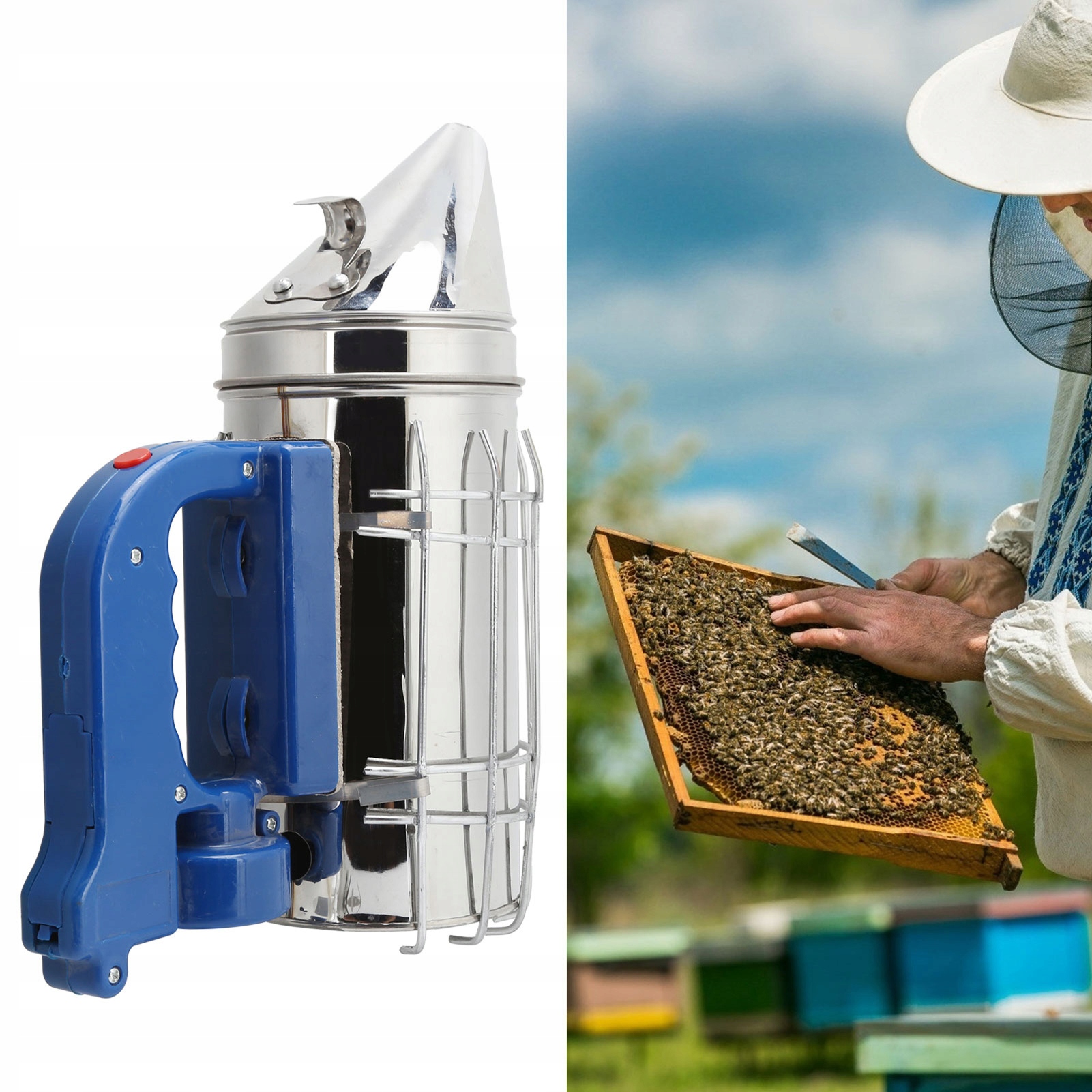 ELEKTRYCZNY PALACZ DO ULA 29CM STAL NIERDZEWNA Producent BeeTools