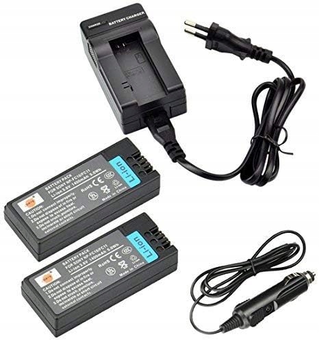 2x Akumulátor Baterie NP-FC10 1400mAh Pro Fotoaparát Sony Nabíječka DC06U