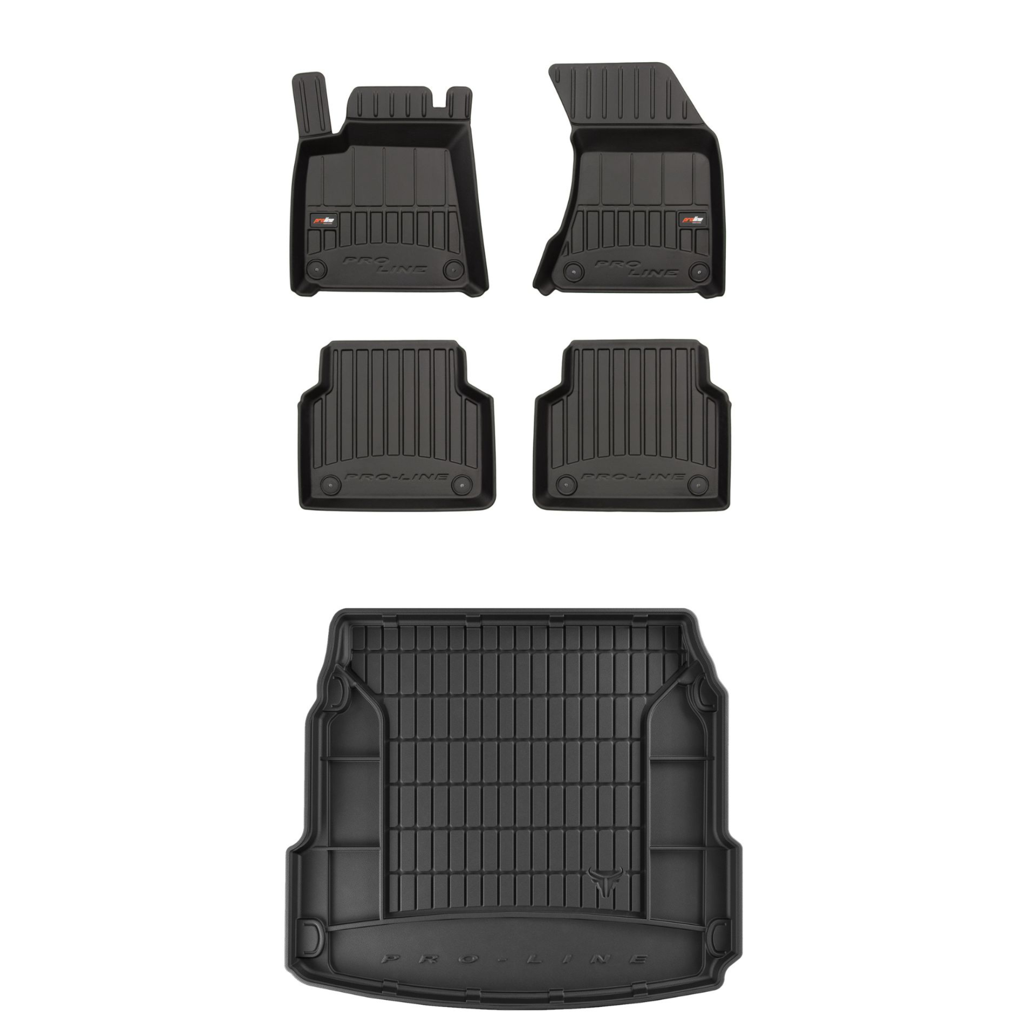 Sada gumových kobercov a rohoží pre Audi A8 D4 2009-2017