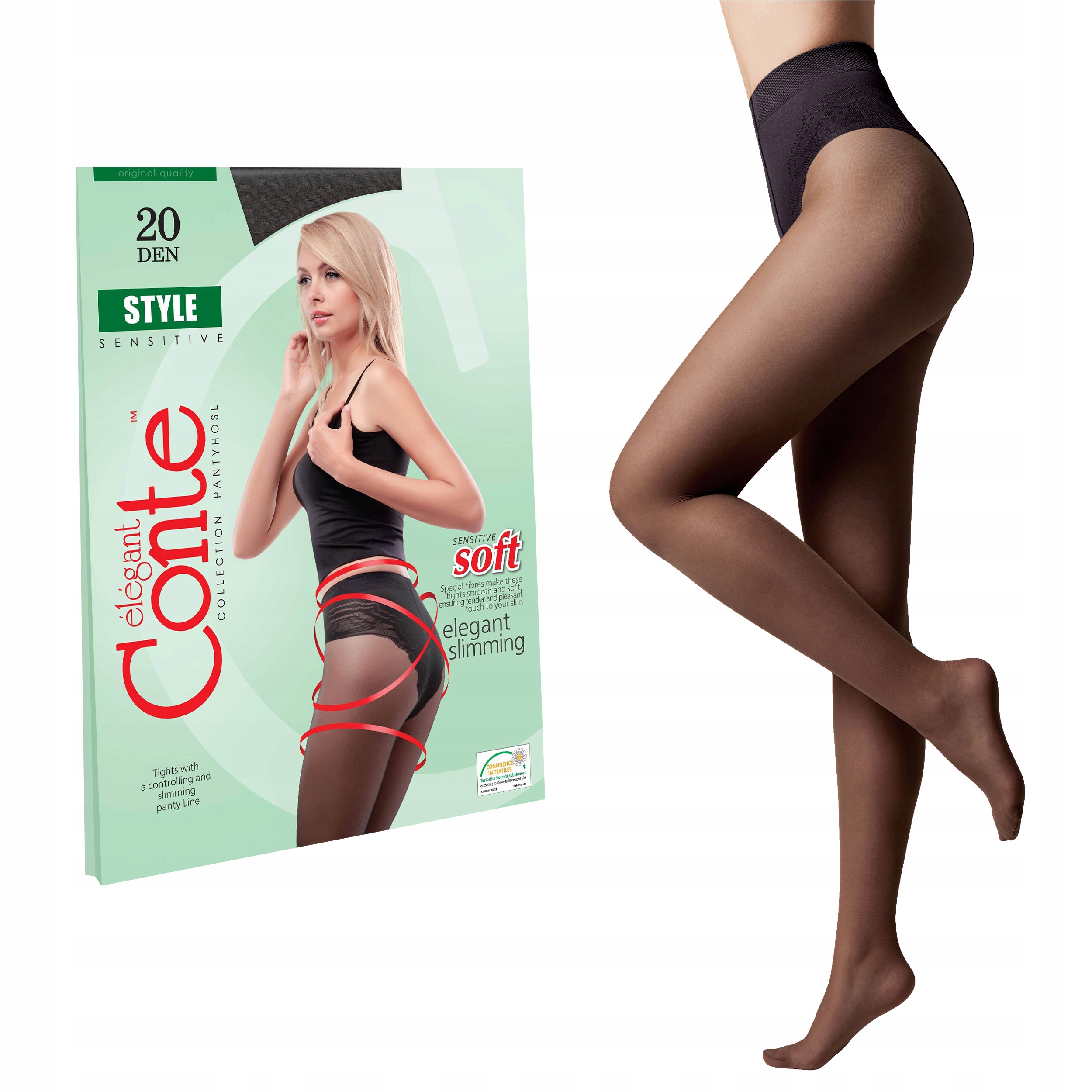 

Rajstopy z wyszczuplającymi ażurowymi majtkami 20