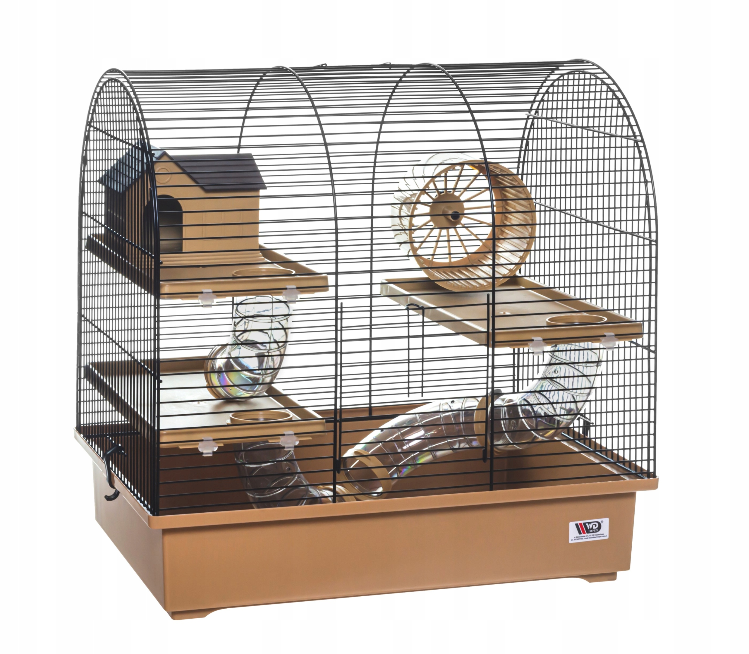 Levně Klec CH6 pro malé hlodavce Wd-Impex 48,5 x 49 x 32,5 cm