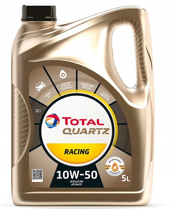 Total Olej Quartz 10W50 5 L Racing A3/B4/ Sn/cf/ Syntetický