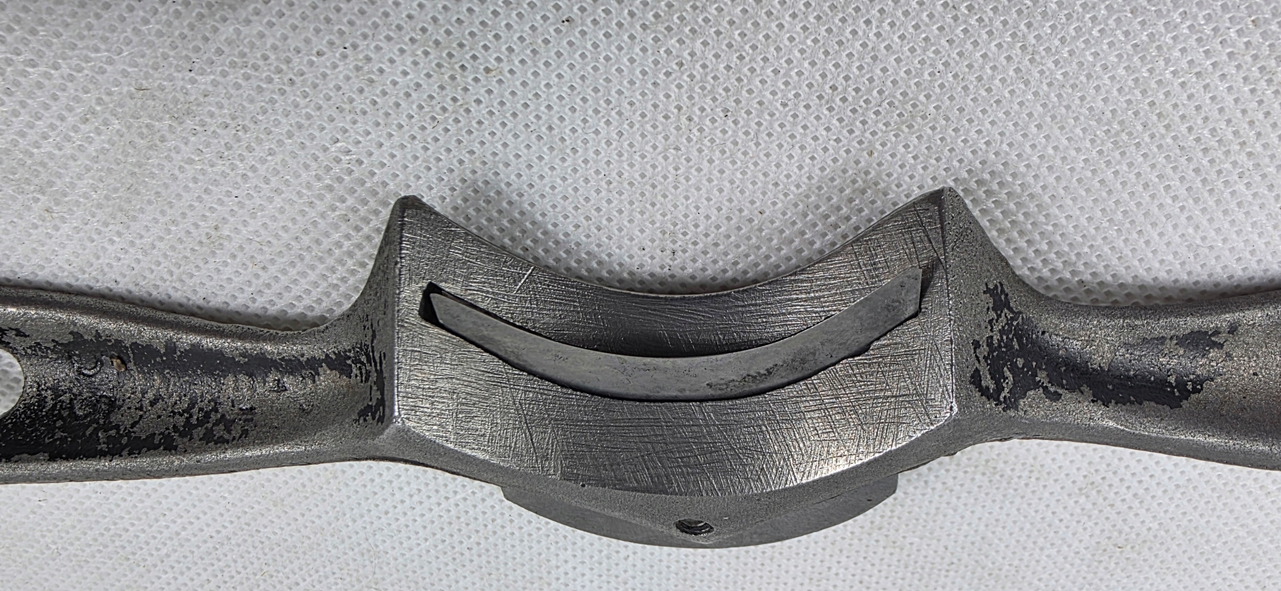 STARY METALOWY WKLĘSŁY STRUG 55 OSTRZE 50MM