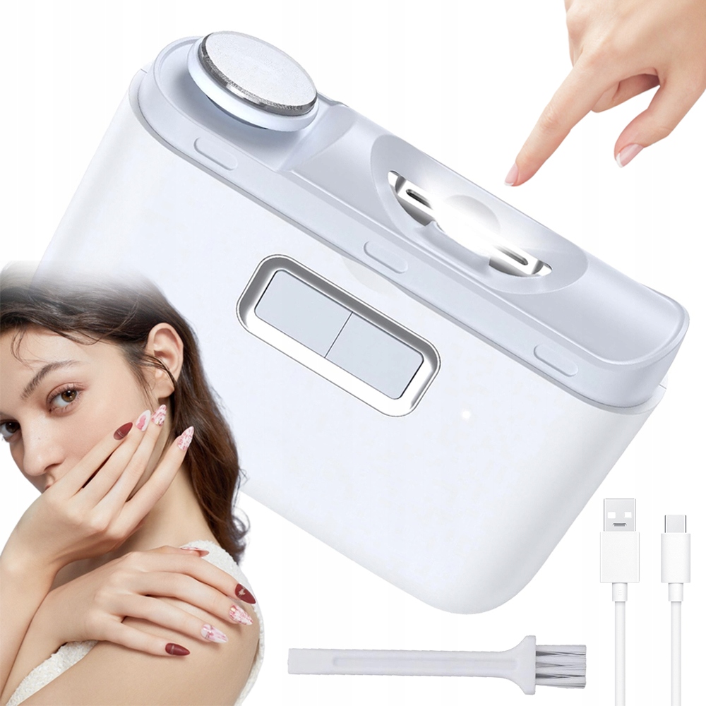 Elektrická Kleštička Na Nehty S Nabíjecí Nádobou Na Odpad Type-c