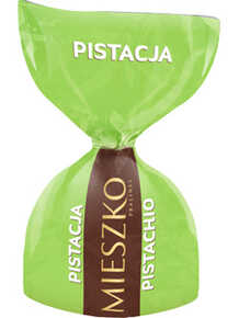 Levně Čokoládky Klenoty Pistácie 2,5 kg Mieszko Vůle Bonbóny
