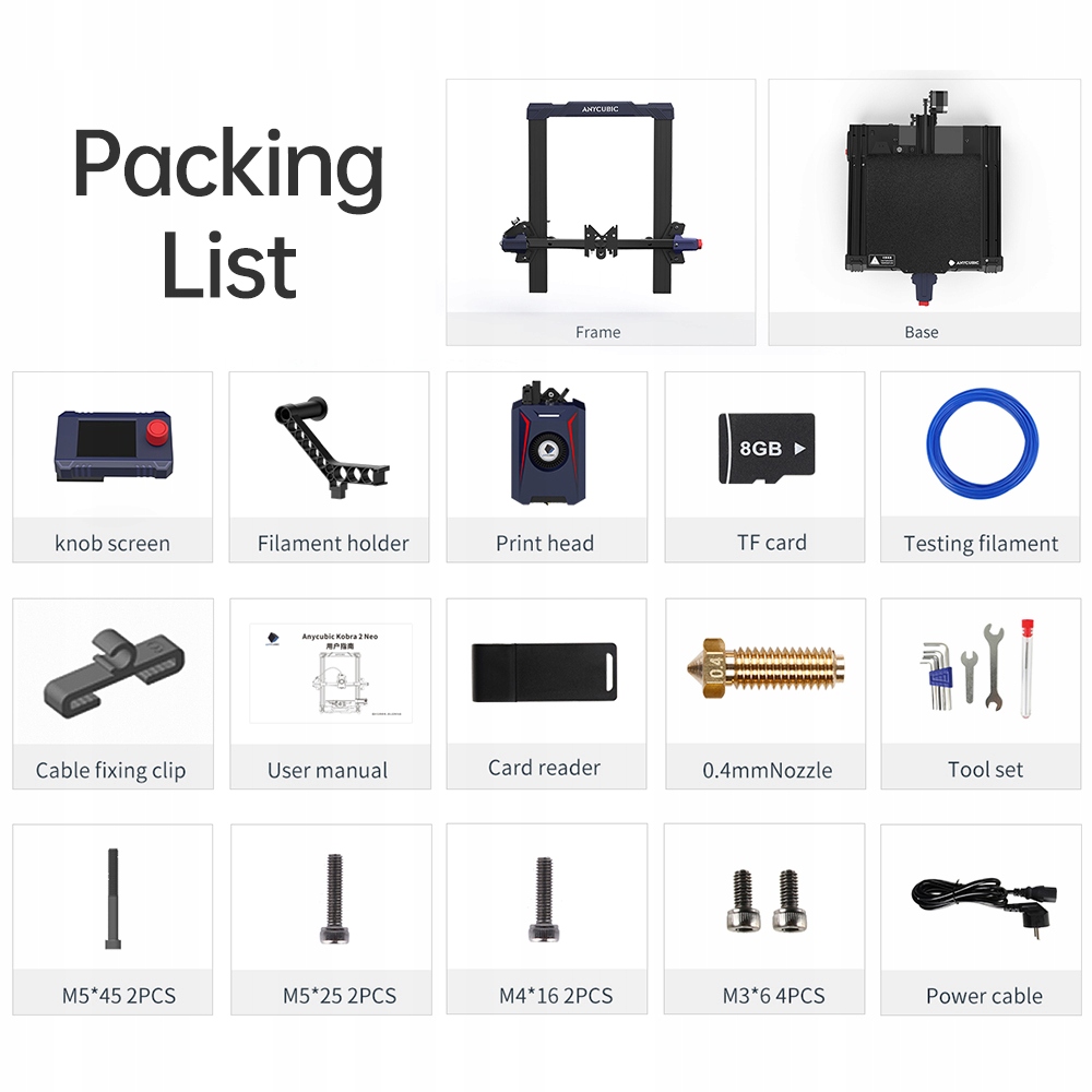 DRUKARKA 3D Anycubic Kobra 2 Neo Model Kobra 2 Neo