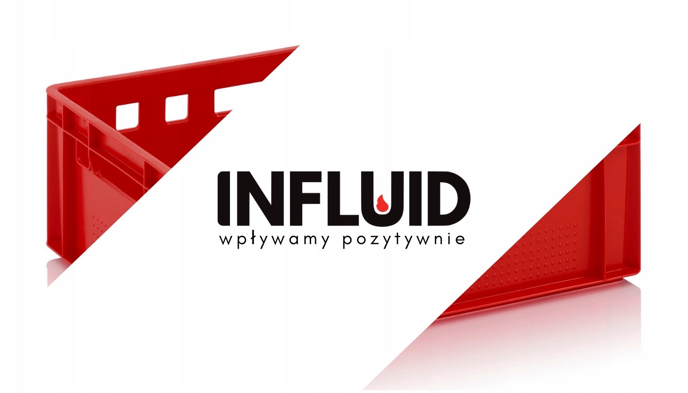 50 sztuk x Skrzynka Euro E2 na mięso nowy pojemnik Marka INFLUID24