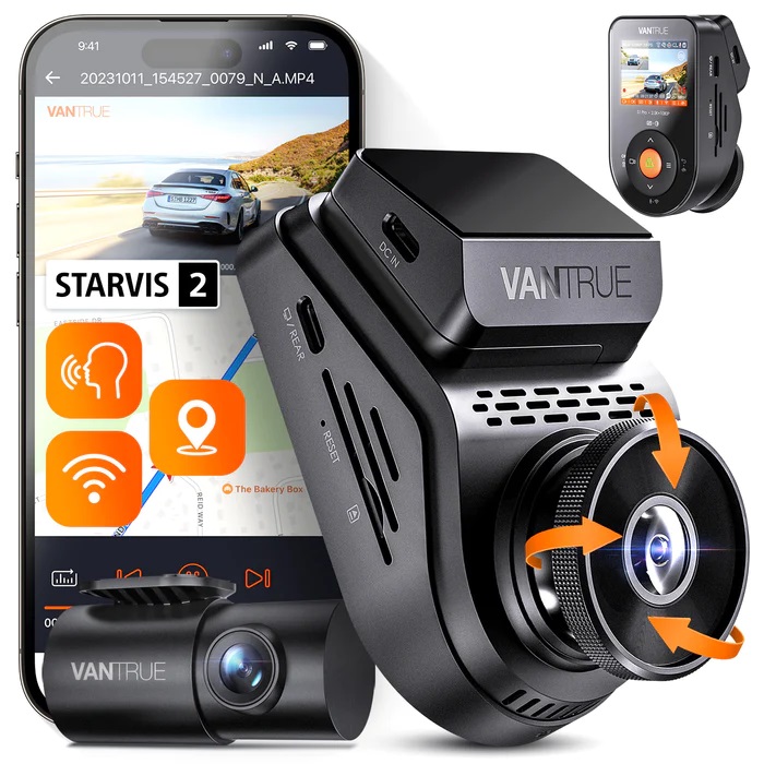 Vantrue S1 PRO SONNET 1 HDR WIFI APKA SONY STARVIS 2 GENERACJI TRYB PARKING