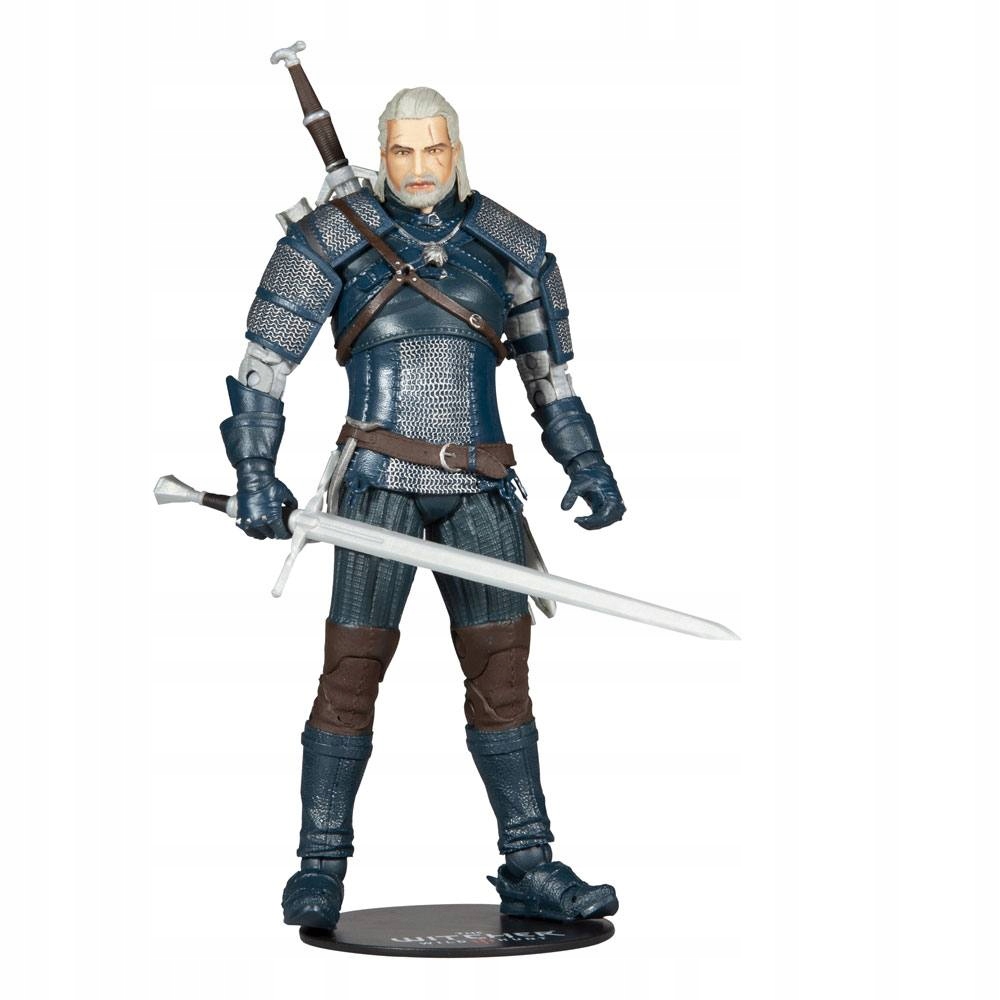 Zaklínač Akční figurka Geralt z Rivie (Viper Armor: Teal Dye) 18 cm