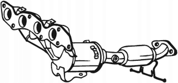 KATALIZATOR EMISJA EURO 4 090-135 BOSAL FORD Producent części Bosal