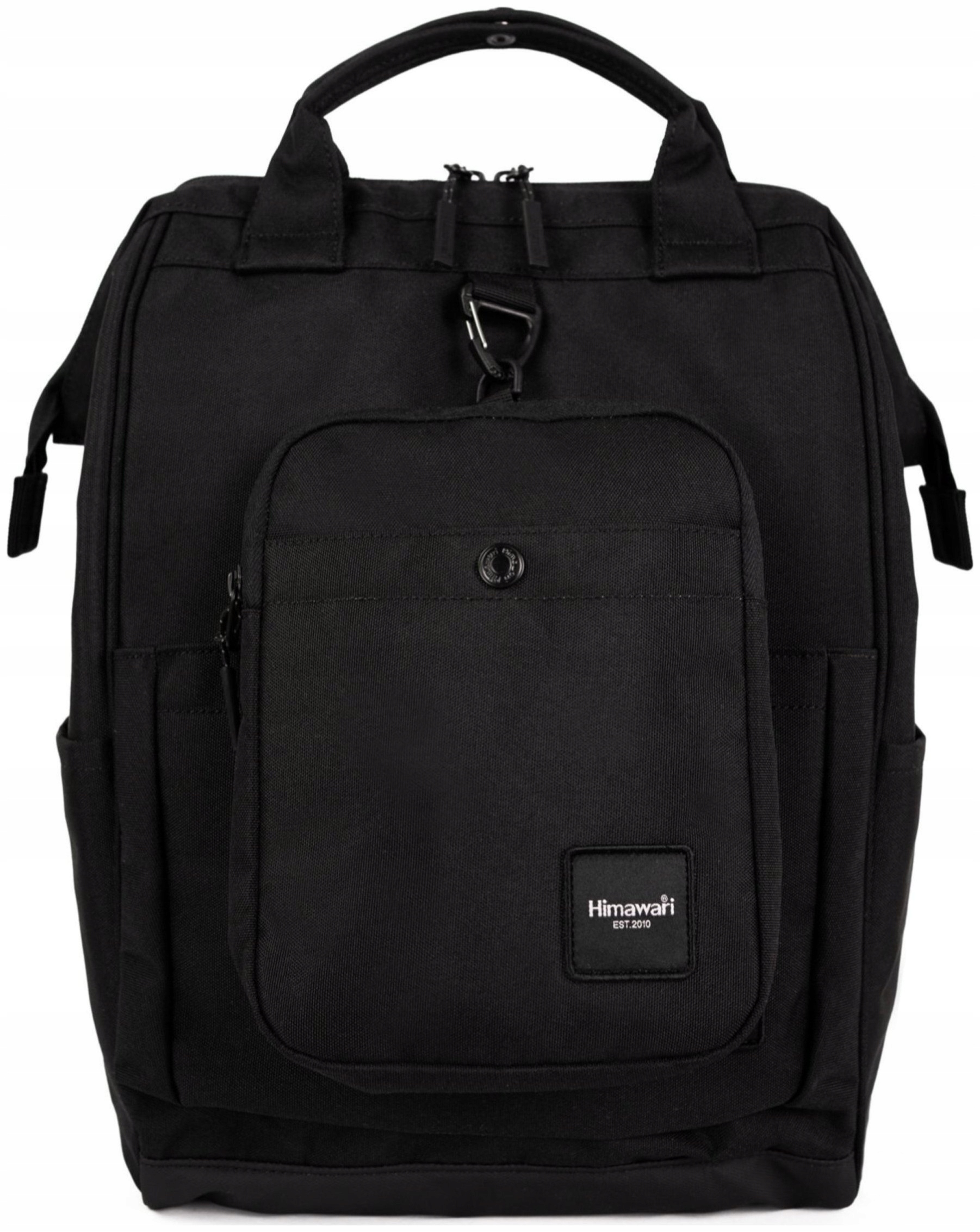 Batoh na notebook Himawari Case M organizér, prostorný rám, černý