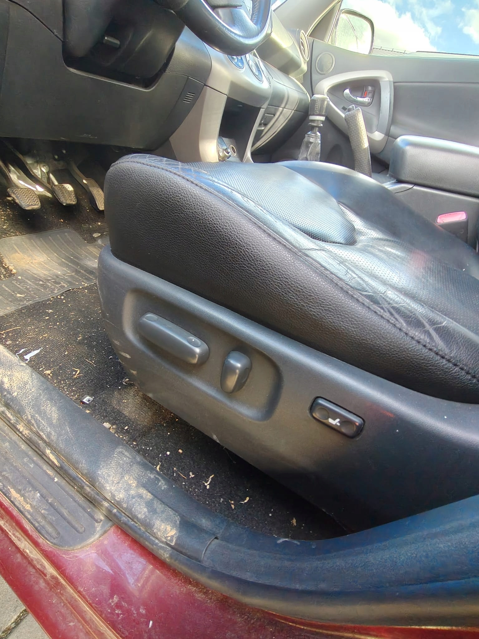 TOYOTA RAV4 III 3 A3 RAV-4 Sitze Leder GRZANE 06